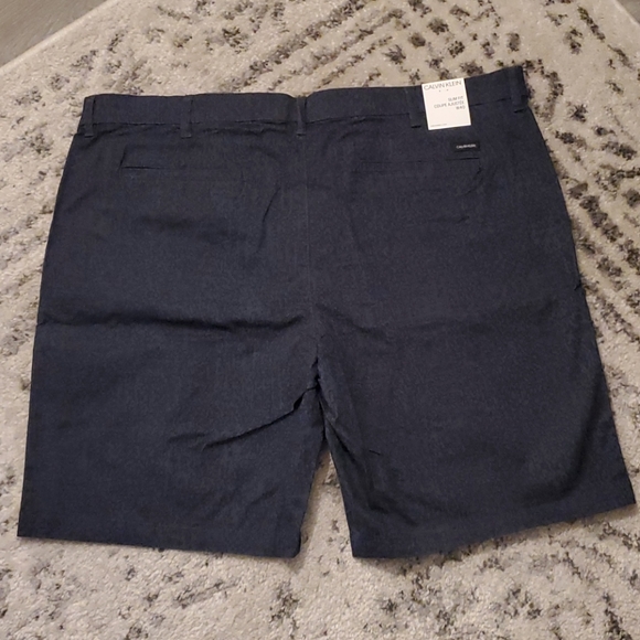 Calvin Klein Slim Fit Straight Leg Shorts - Picture 6 of 11